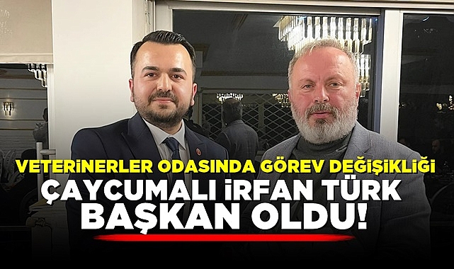 Çaycumalı İrfan Türk başkan oldu!