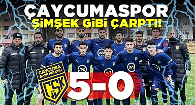 Çaycumaspor şimşek gibi çarptı: 5-0