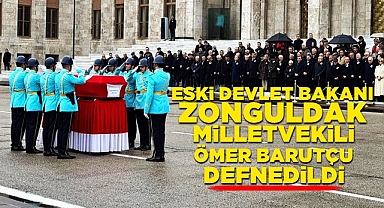 Eski Devlet Bakanı Zonguldak Milletvekili Ömer Barutçu defnedildi