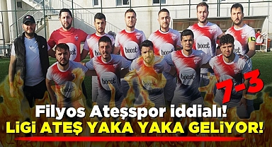 Filyos Ateşspor iddialı! Ligi ateş yaka yaka geliyor!