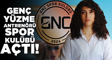 Genç yüzme antrenörü spor kulübü açtı!