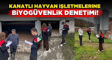 Kanatlı hayvan işletmelerine 'Biyogüvenlik' denetimi!
