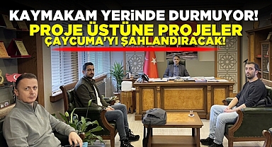 O biçim Kaymakam! Proje üstüne projeler Çaycuma'yı şahlandıracak!