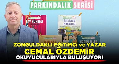 Zonguldaklı eğitimci ve yazar Cemal Özdemir okuyucularıyla buluşuyor!