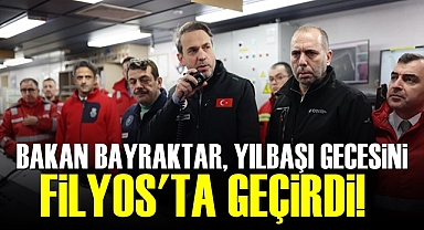Bakan Bayraktar, yılbaşı gecesini Filyos'ta geçirdi!