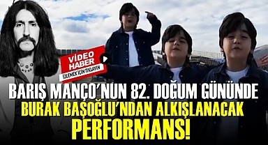 Barış Manço'nun doğum gününde Burak Başoğlu'ndan alkışlanacak performans!
