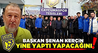 Başkan Şenan Kerçin yine yaptı yapacağını!