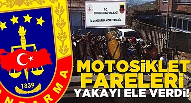 Çaycuma'da büyük operasyon! Motosiklet fareleri yakayı ele verdi!