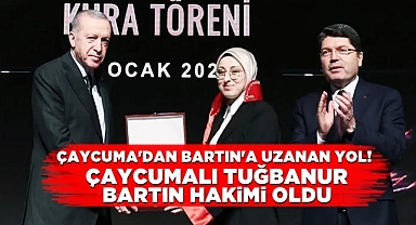 Çaycuma'dan Bartın'a uzanan yol! Çaycumalı Tuğbanur Bartın hakimi oldu!