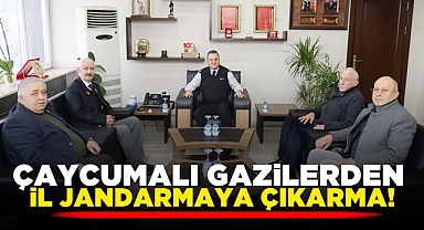 Çaycumalı gazilerden İl Jandarmaya çıkarma!