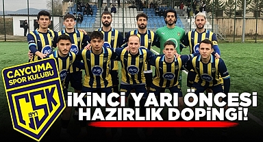 Çaycumaspor'da ikinci yarı öncesi hazırlık dopingi!