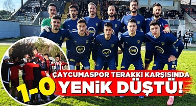 Çaycumaspor Terakki karşısında yenik düştü: 1-0