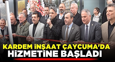 KARDEM İnşaat Çaycuma'da hizmetine başladı