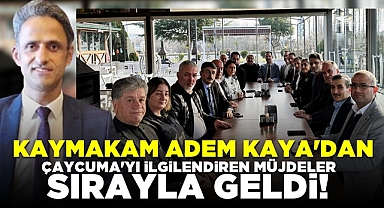 Kaymakam Kaya'dan Çaycuma'yı ilgilendiren projeler sırayla geldi!