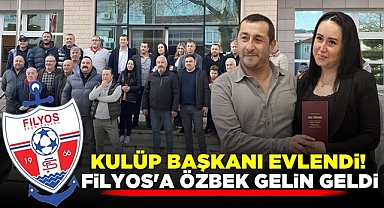 Kulüp başkanı evlendi! Filyos'a Özbek gelin geldi!