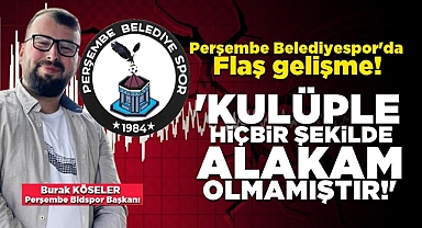 Perşembe Belediyespor'da flaş gelişme!