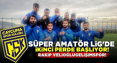 Süper Amatör Lig'de ikinci perde başlıyor! Rakip Velioğlu Gelişimspor!
