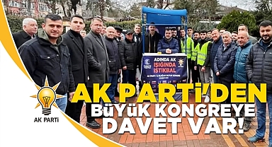 AK Parti'den büyük kongreye davet var!