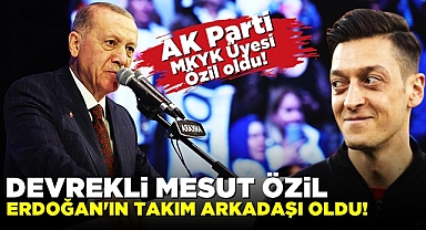 Devrekli Mesut Özil, Erdoğan'ın takım arkadaşı oldu!