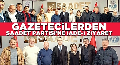 Gazetecilerden Saadet Partisi'ne iade-i ziyaret