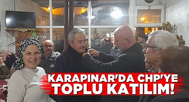 Karapınar'da CHP'ye toplu katılım!