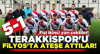Terakkispor'u Filyos'ta ateşe attılar! Fişi ikinci yarı çektiler: 5-1
