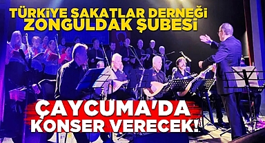 Türkiye Sakatlar Derneği Zonguldak Şubesi Çaycuma'da konser verecek!