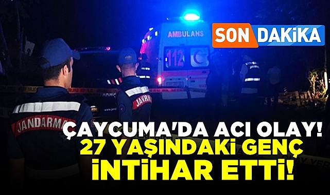 Çaycuma'da acı olay! 27 yaşındaki genç intihar etti!