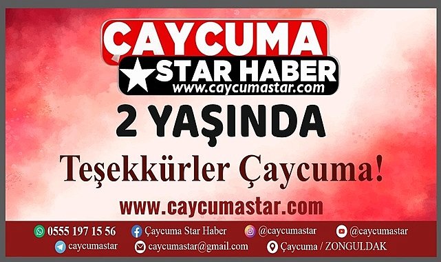 Çaycuma Star Haber 2 yaşında! Teşekkürler Çaycuma!