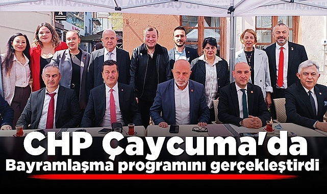 CHP Çaycuma'da bayramlaşma programını gerçekleştirdi