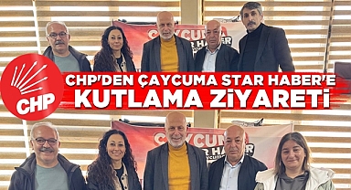 CHP'den Çaycuma Star Haber'e kutlama ziyareti