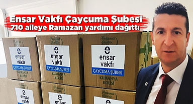 Ensar Vakfı Çaycuma Şubesi, 710 aileye Ramazan yardımı dağıttı