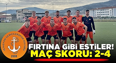 Fırtına gibi estiler! Maç skoru: 2-4