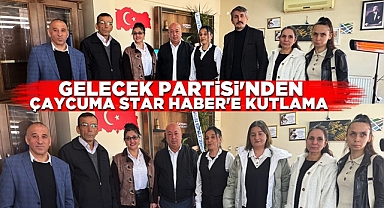 Gelecek Partisi'nden Çaycuma Star Haber'e kutlama!