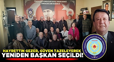 Hayrettin Gezer, güven tazeleyerek yeniden başkan seçildi!