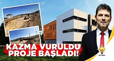 İlçe başkanı Yiğit duyurdu! Kazma vuruldu, proje başladı!