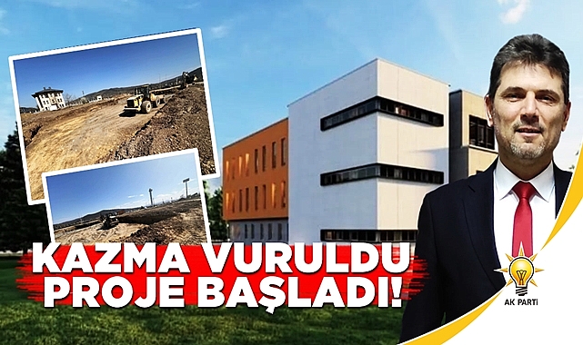 İlçe başkanı Yiğit duyurdu! Kazma vuruldu, proje başladı!