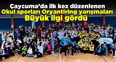 Okul Sporları Oryantiring yarışmaları büyük ilgi gördü