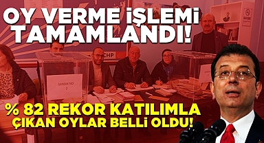 Oy verme işlemi tamamlandı! Rekor katılımla çıkan oylar belli oldu!
