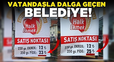 Vatandaşla dalga geçen belediye!