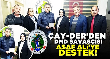 ÇAY-DER'den DMD savaşçısı Asaf Ali'ye destek!
