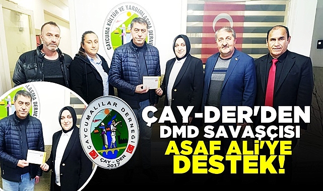 ÇAY-DER'den DMD savaşçısı Asaf Ali'ye destek!