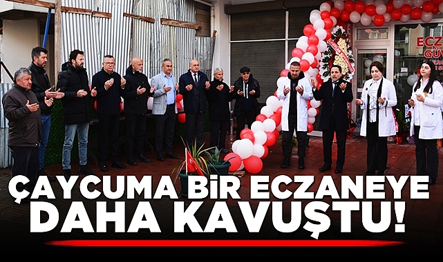 Çaycuma bir eczaneye daha kavuştu!