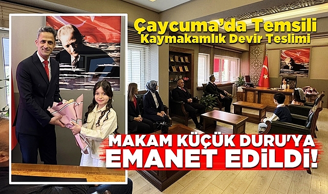 Çaycuma'da makam küçük Duru'ya emanet edildi!