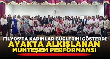 Filyos'ta kadınlar güçlerini gösterdi! Ayakta alkışlanan muhteşem performans!