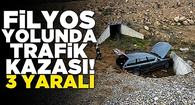 Filyos yolunda trafik kazası: 3 yaralı