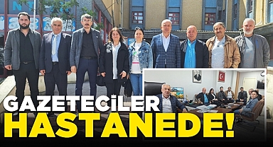 Gazeteciler hastanede!