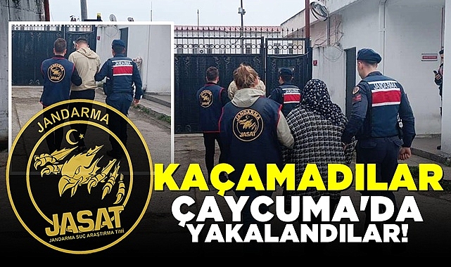 JASAT'tan kaçamadılar, Çaycuma'da yakalandılar!