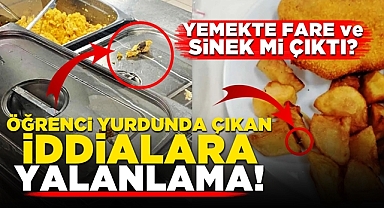 Öğrenci yurdunda çıkan iddialara yalanlama!