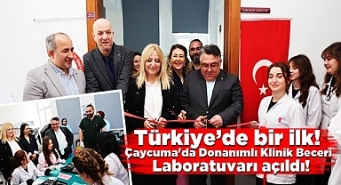 Türkiye'de bir ilk! Çaycuma'da Donanımlı Klinik Beceri Laboratuvarı açıldı!